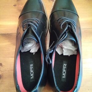 Men's Classic Black Derby Shoes